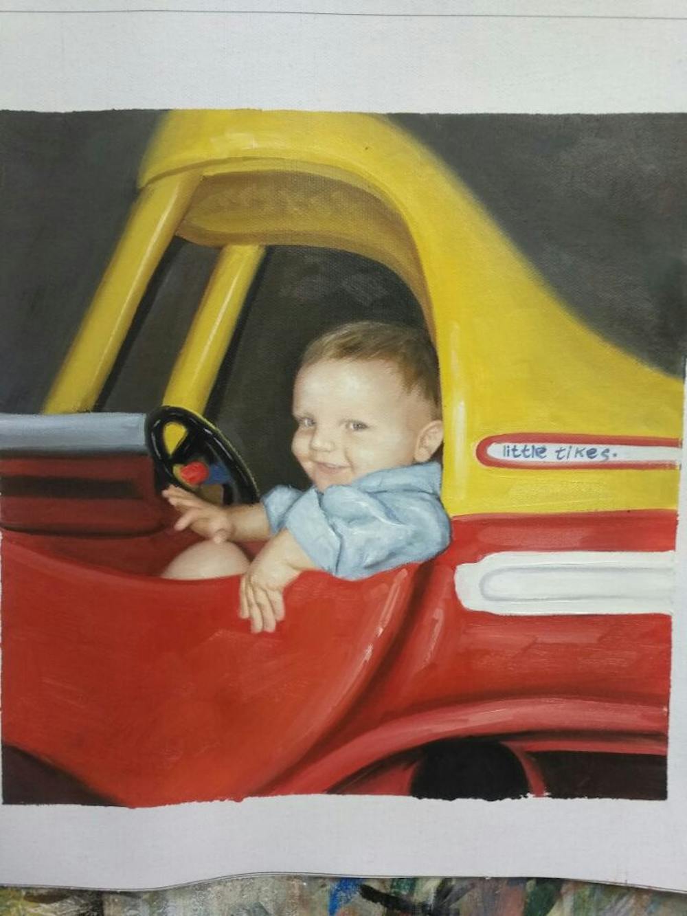 Artist-Rendered Painting