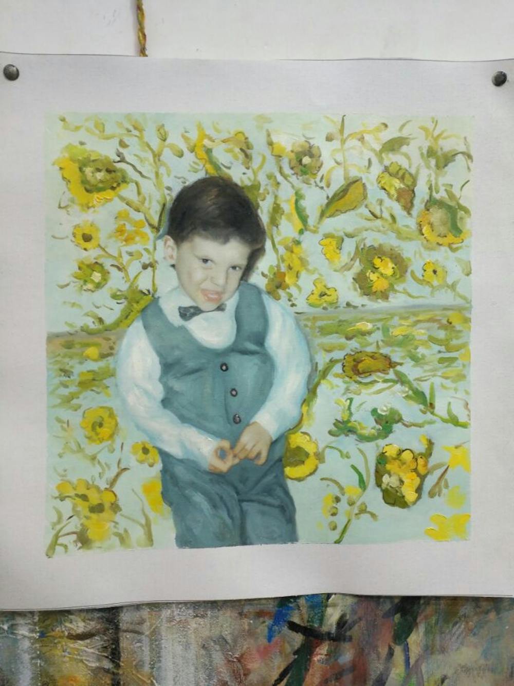 Artist-Rendered Painting