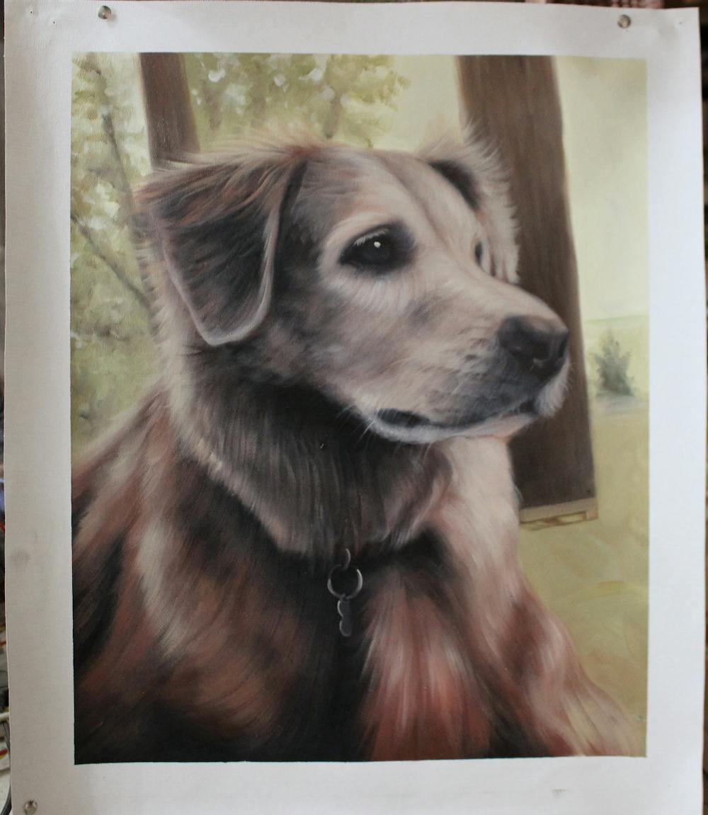 Artist-Rendered Painting