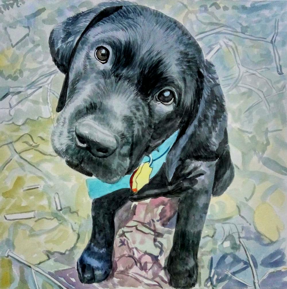 Artist-Rendered Painting