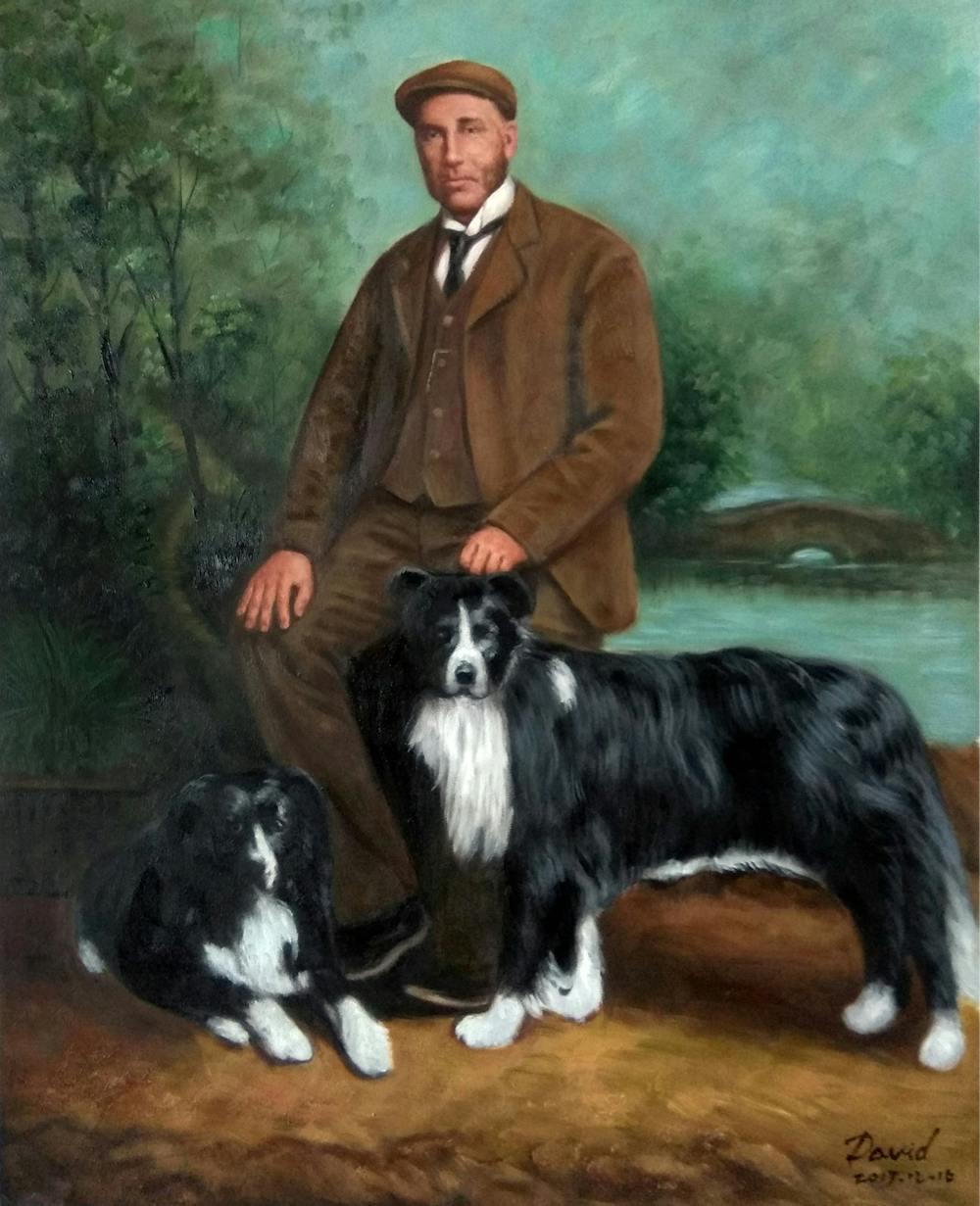 Artist-Rendered Painting