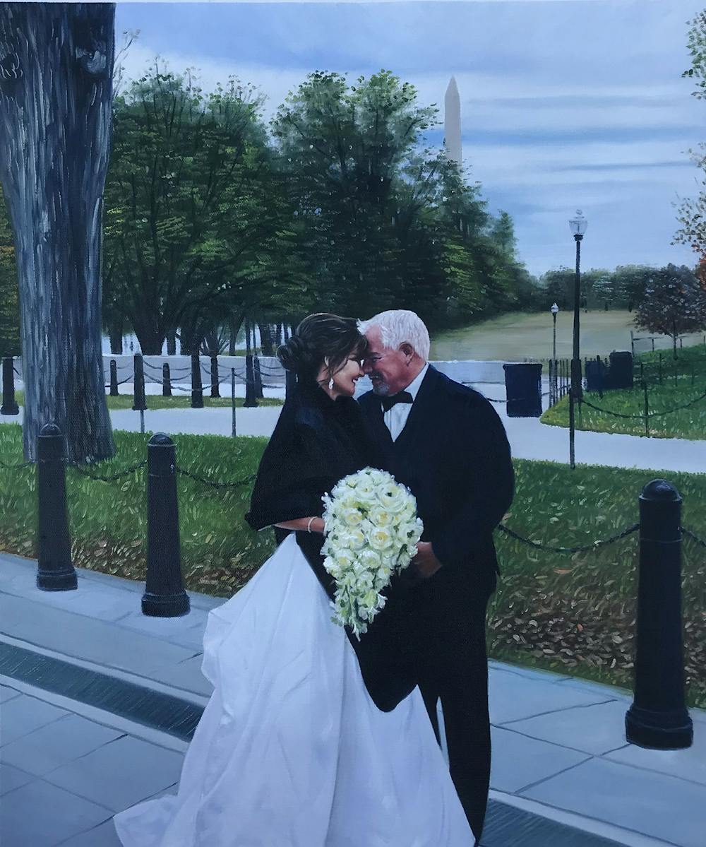 Artist-Rendered Painting