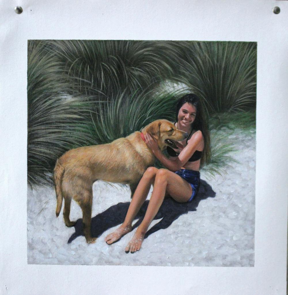 Artist-Rendered Painting