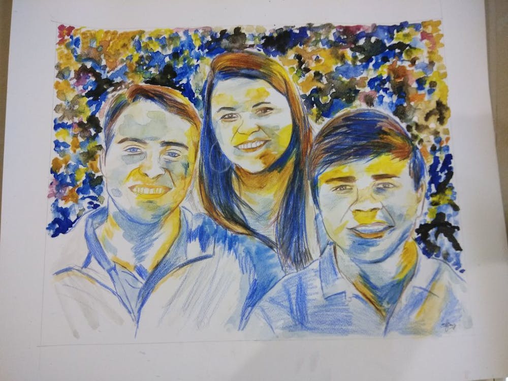 Artist-Rendered Painting