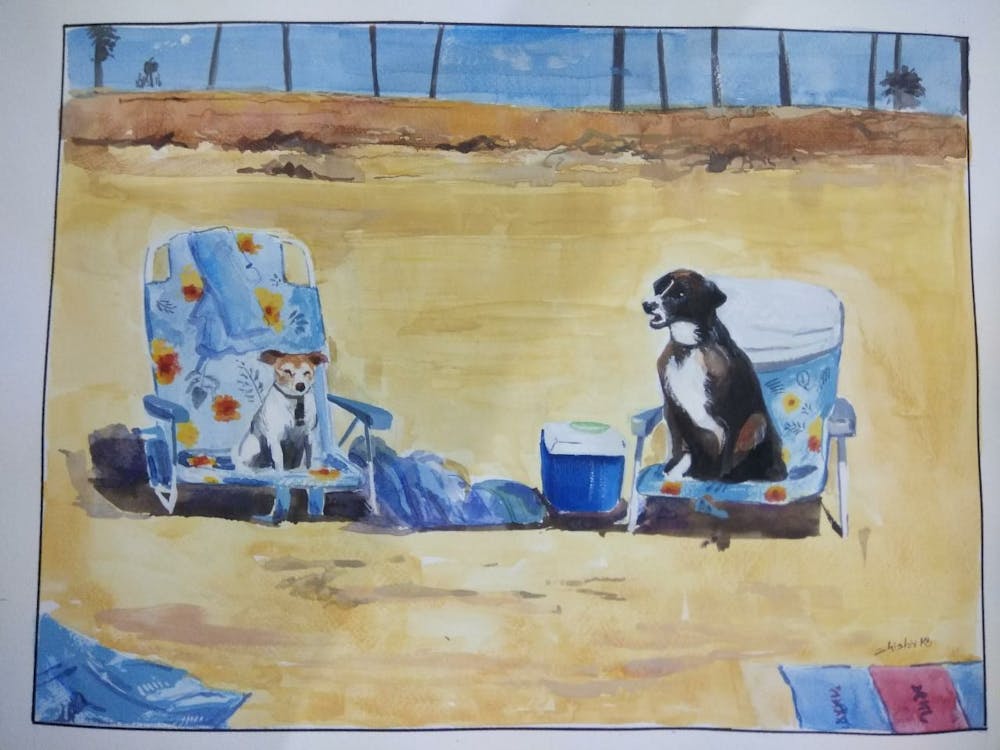 Artist-Rendered Painting