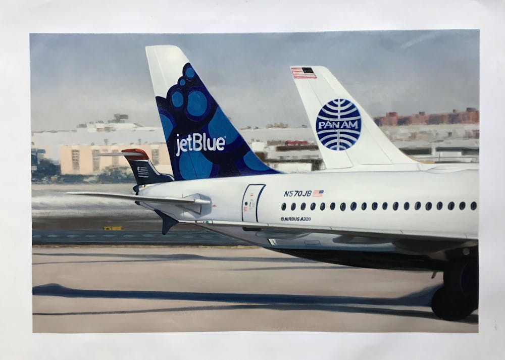 Artist-Rendered Painting