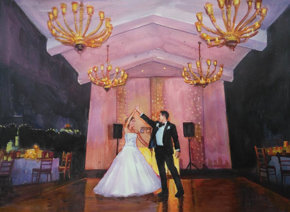 Artist-Rendered Painting