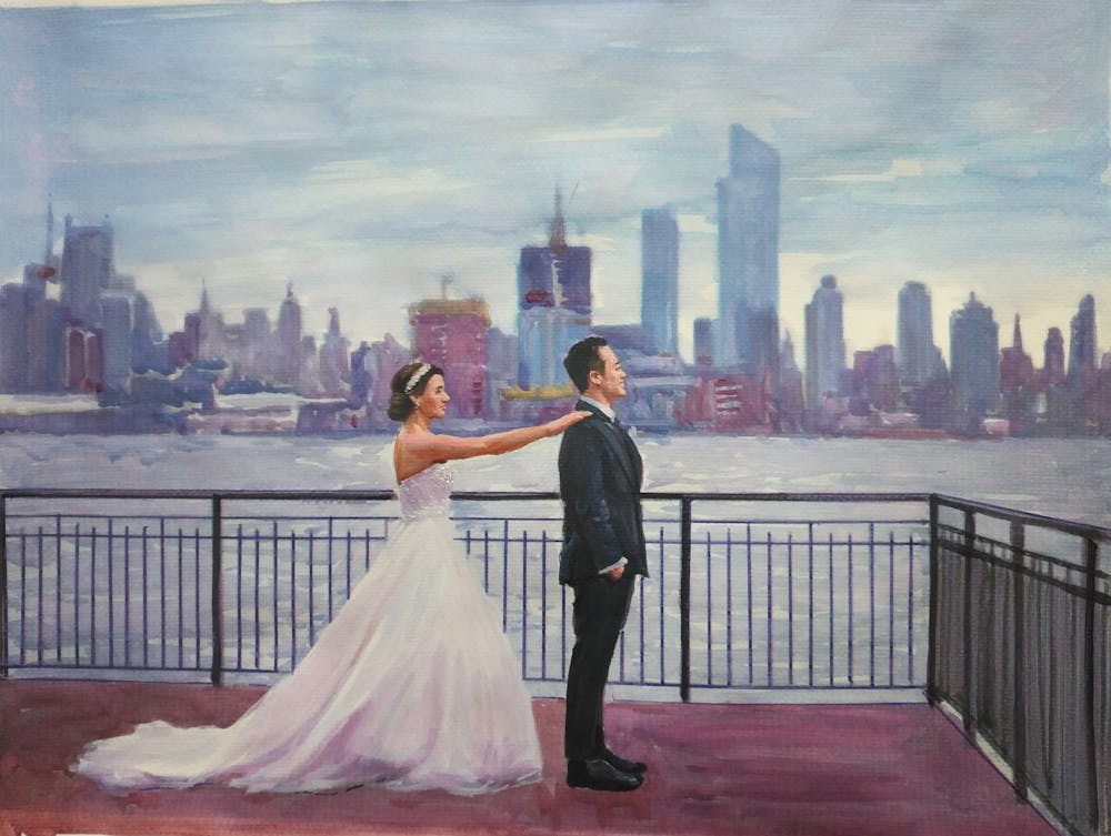 Artist-Rendered Painting