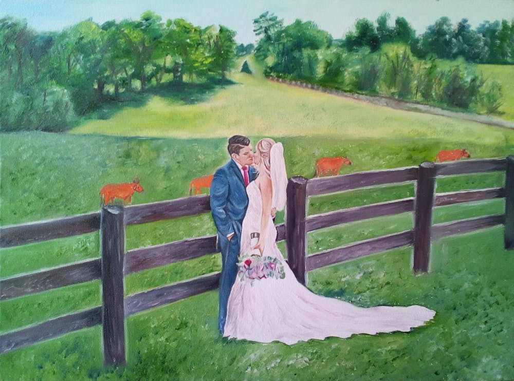 Artist-Rendered Painting