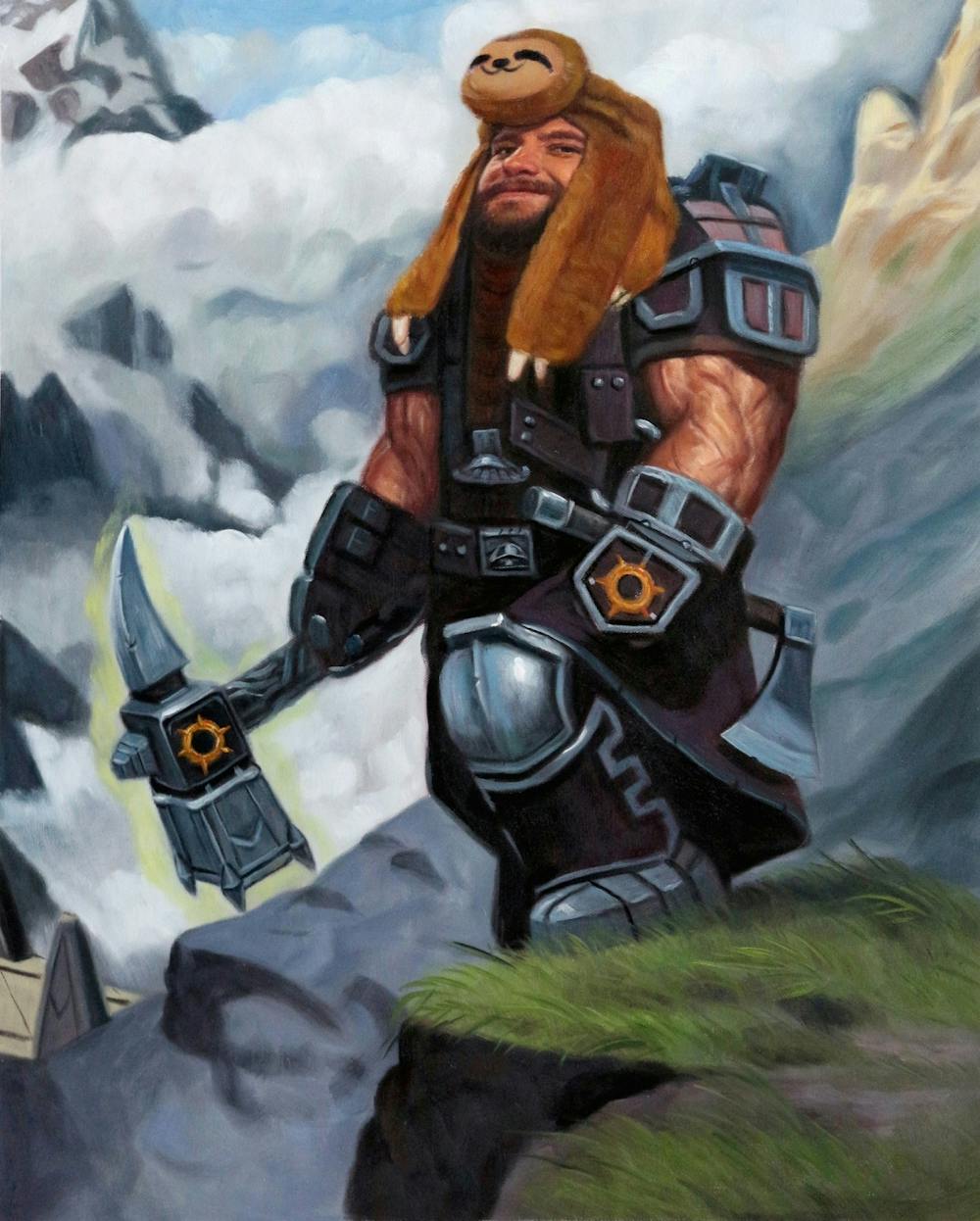 Artist-Rendered Painting