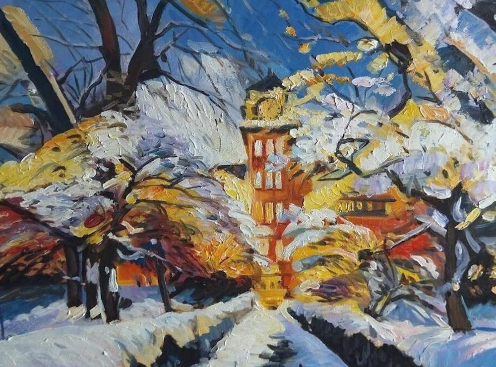 Artist-Rendered Painting