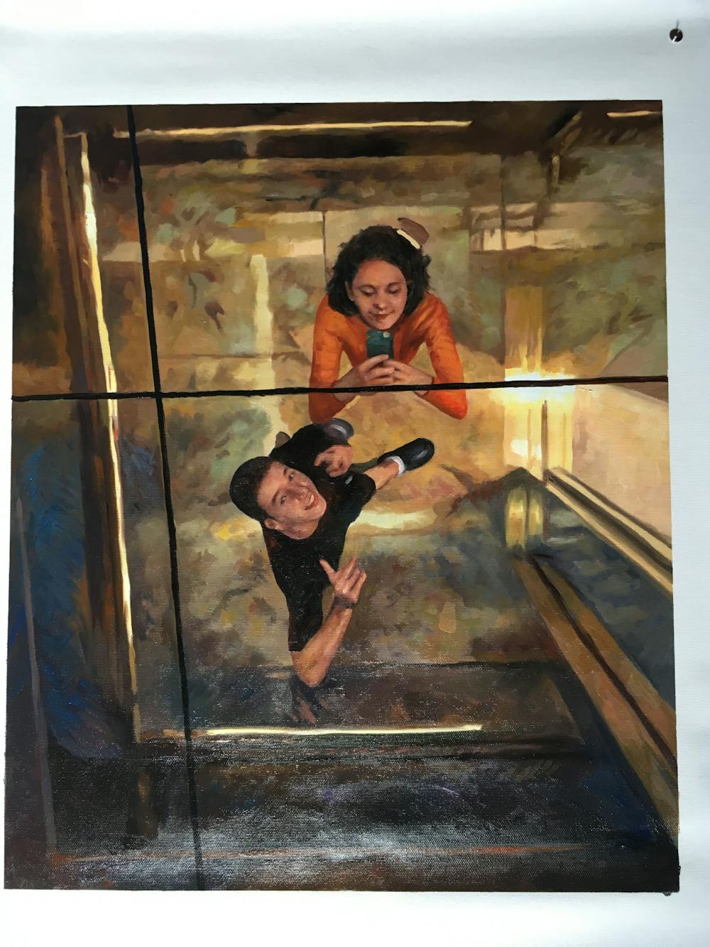 Artist-Rendered Painting