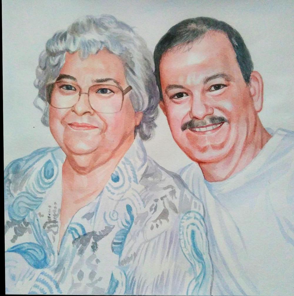 Artist-Rendered Painting