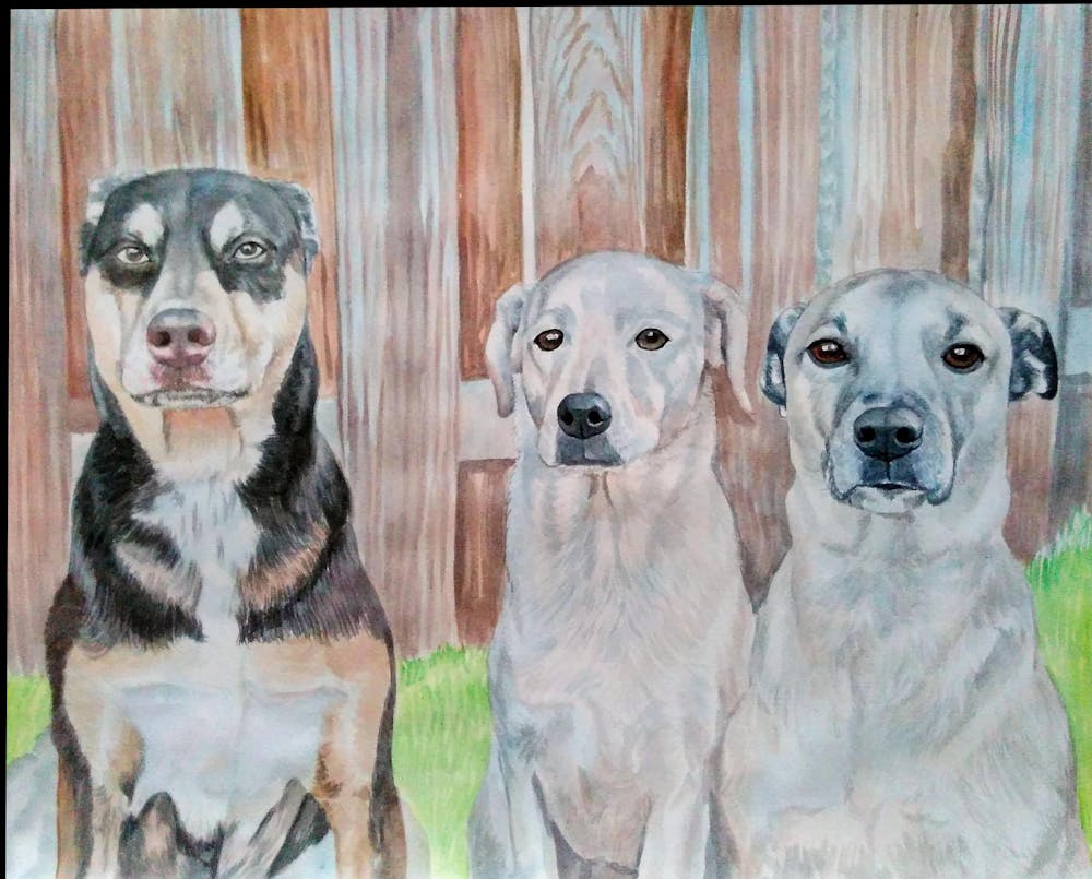 Artist-Rendered Painting