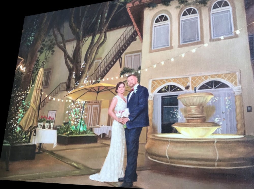 Artist-Rendered Painting