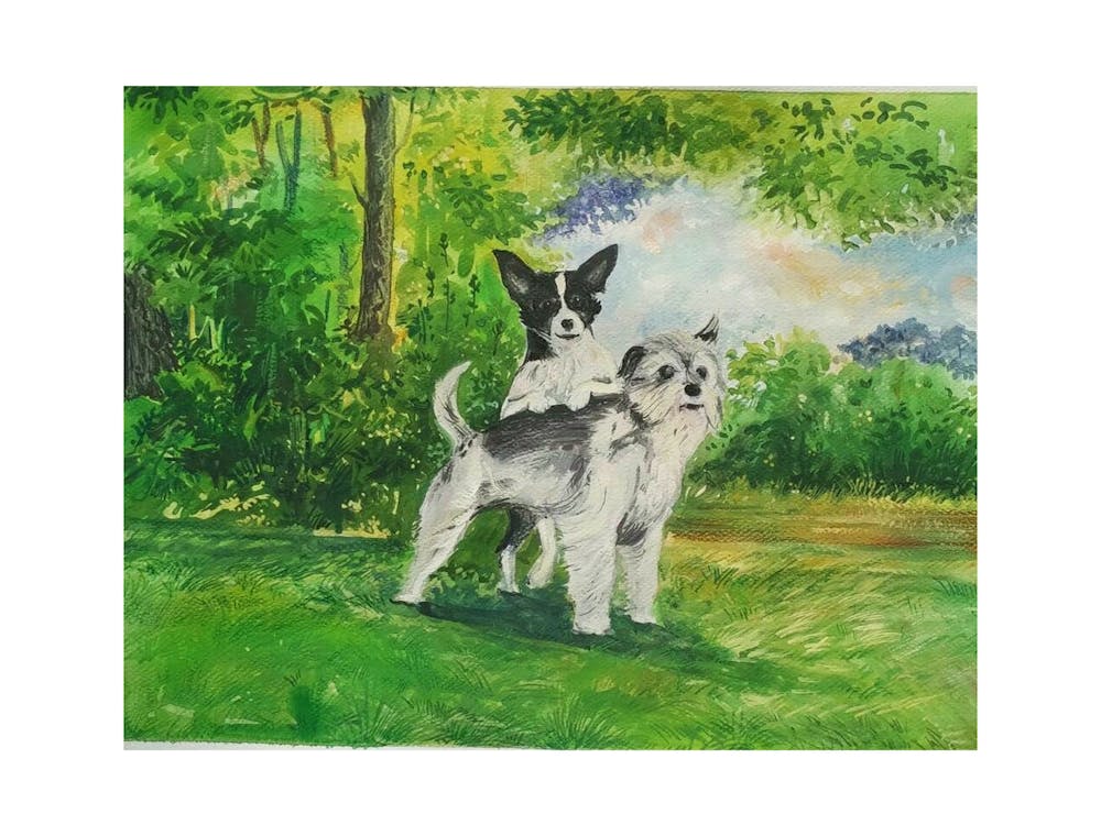 Artist-Rendered Painting