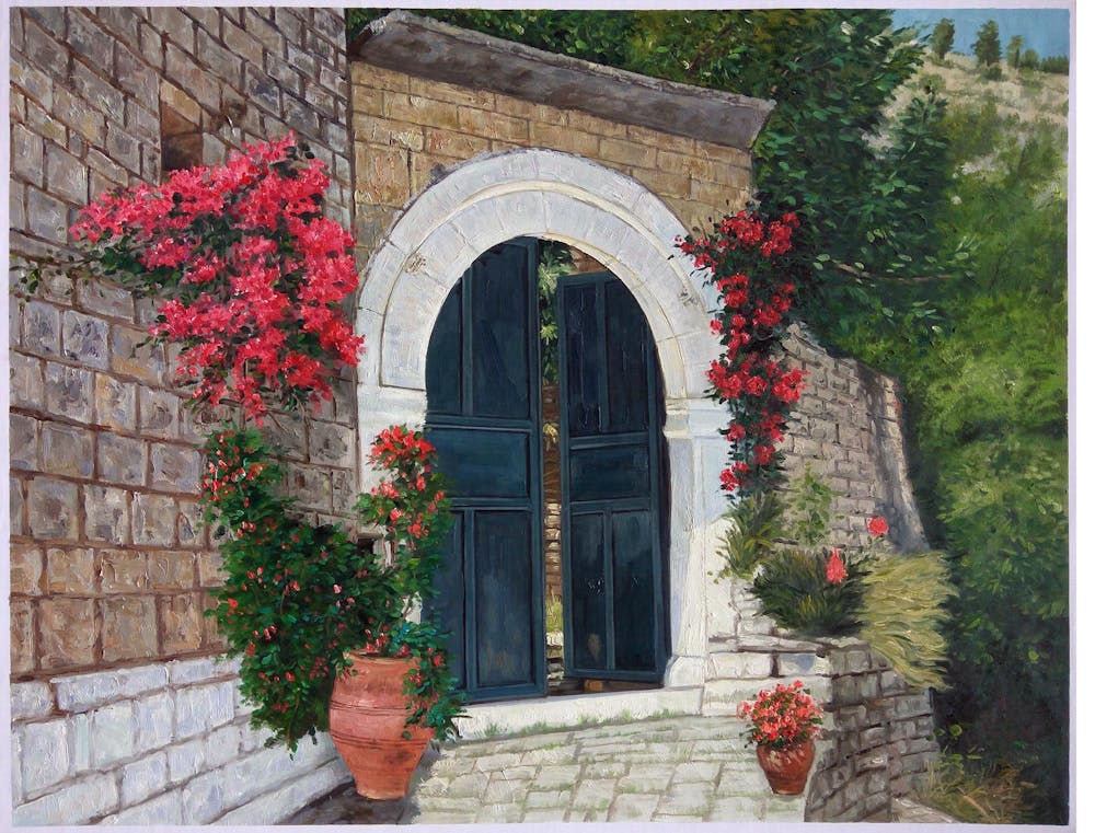 Artist-Rendered Painting