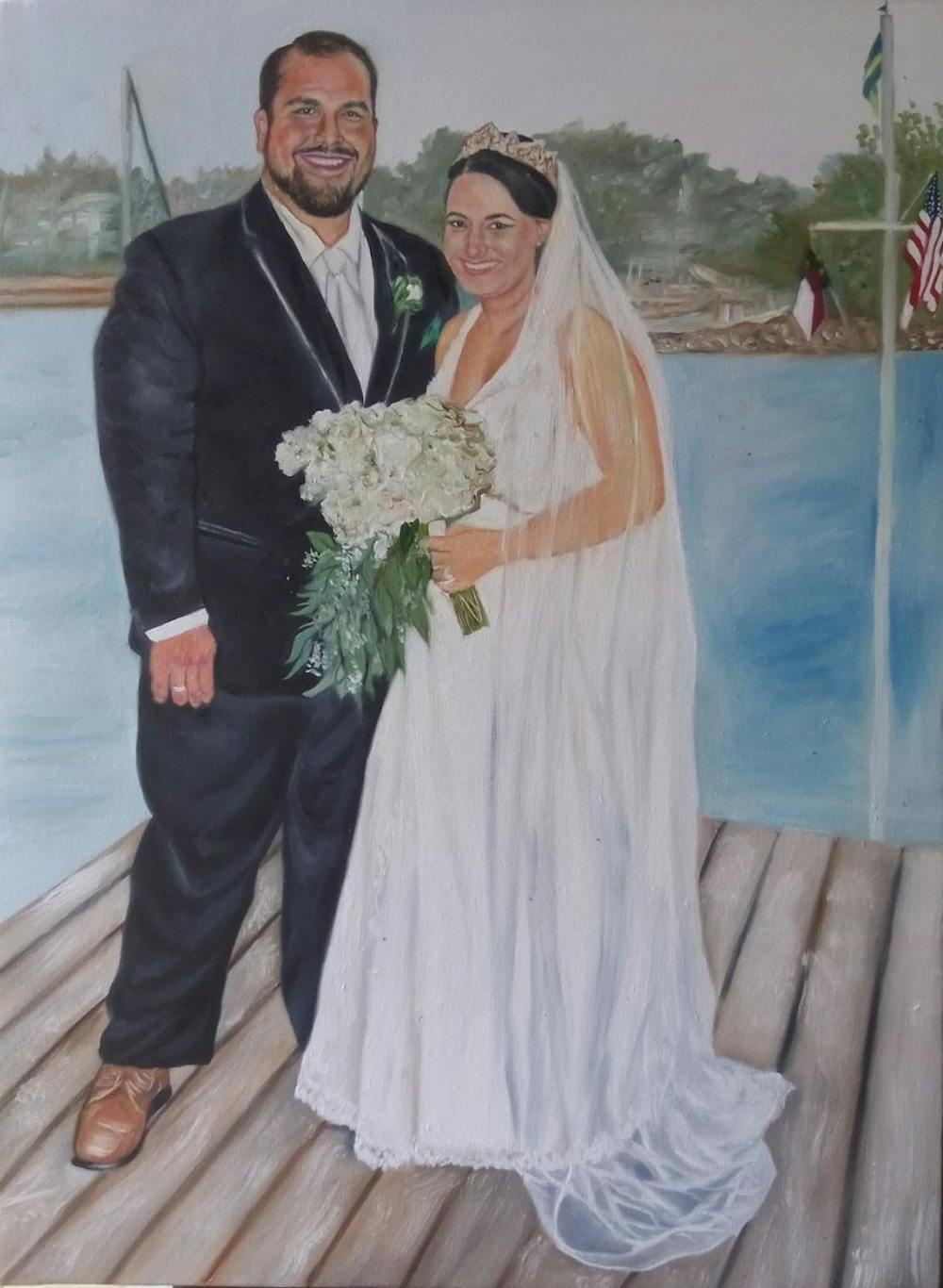 Artist-Rendered Painting