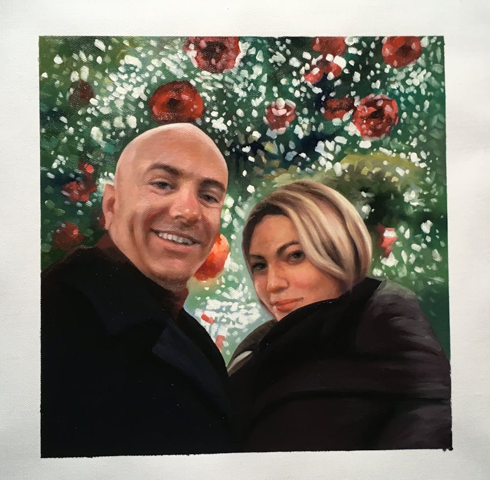 Artist-Rendered Painting