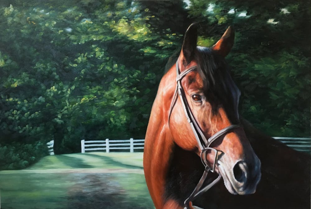 Artist-Rendered Painting