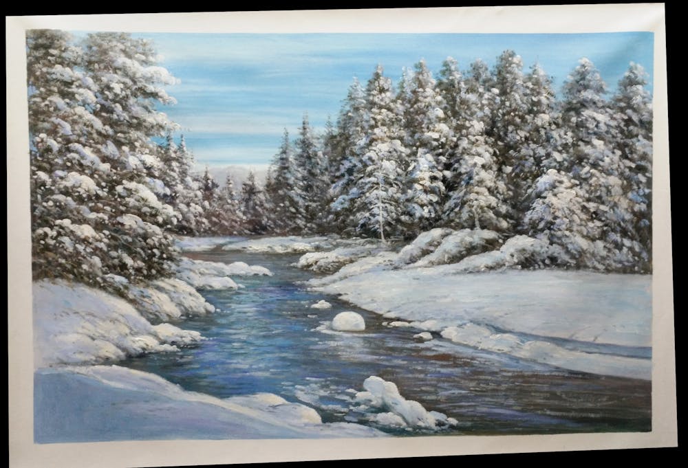 Artist-Rendered Painting