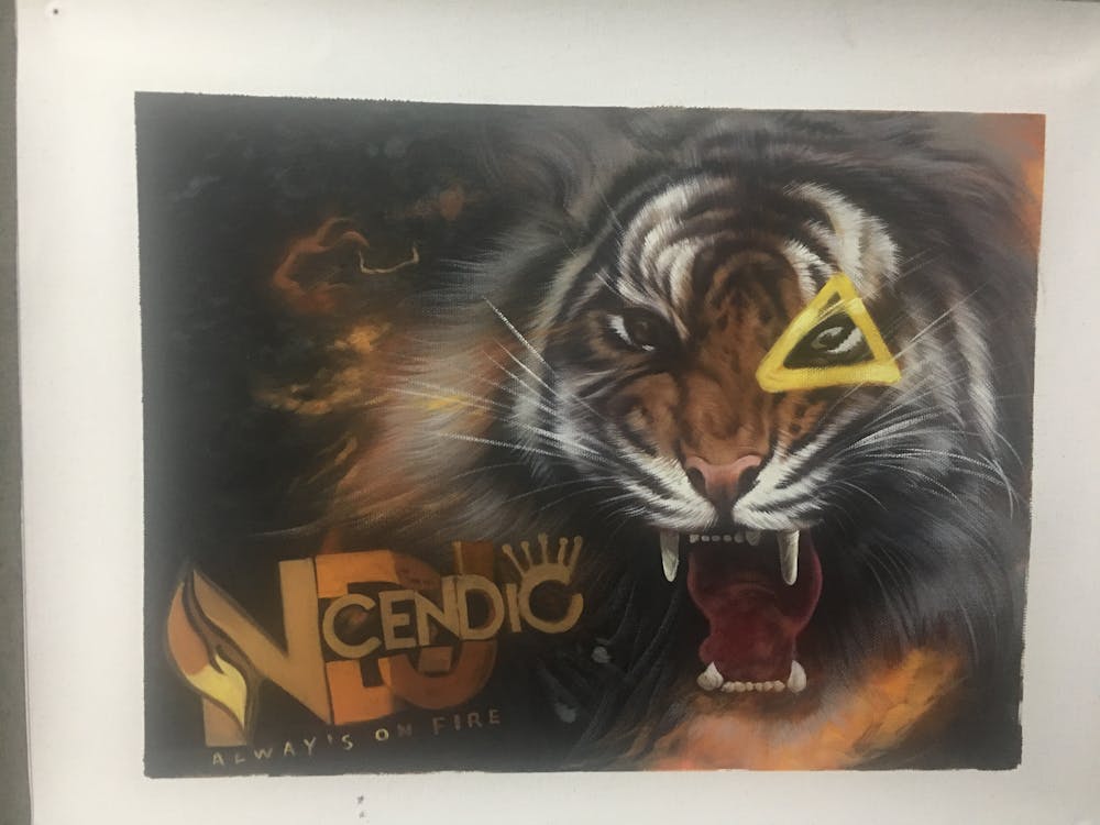 Artist-Rendered Painting