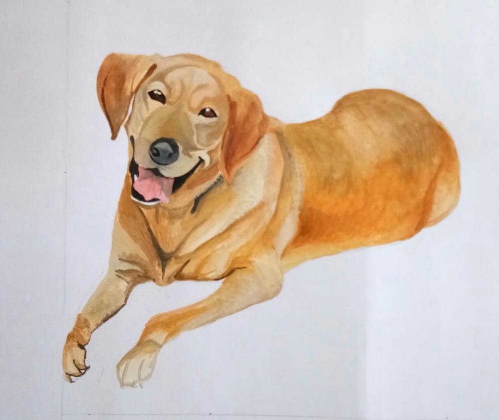 Artist-Rendered Painting