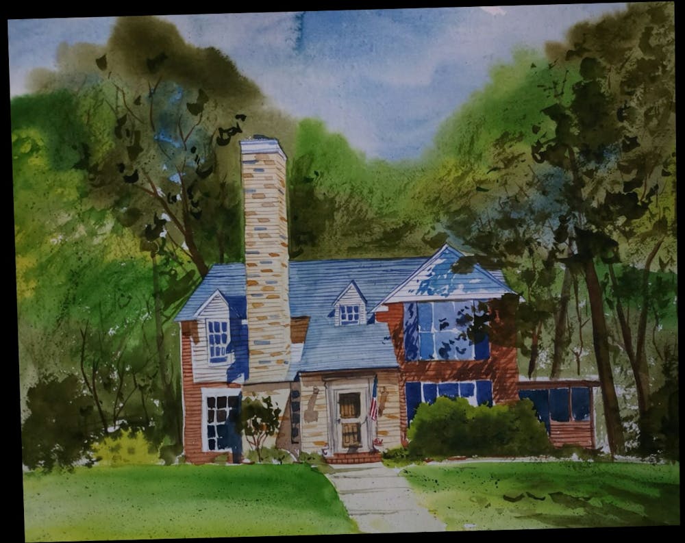 Artist-Rendered Painting