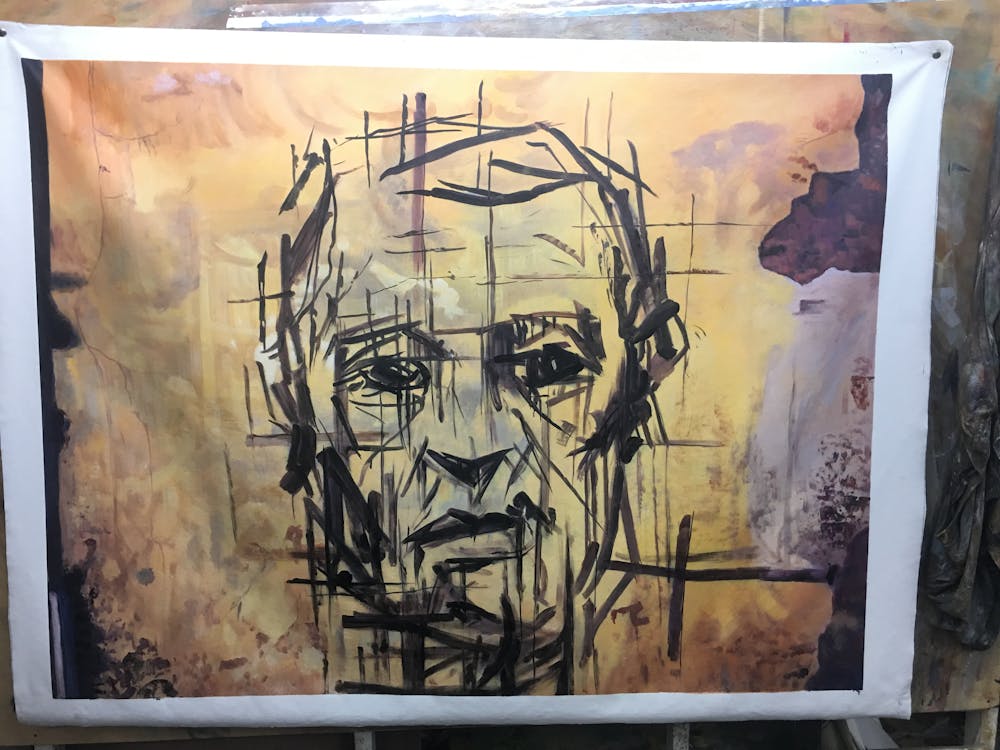 Artist-Rendered Painting