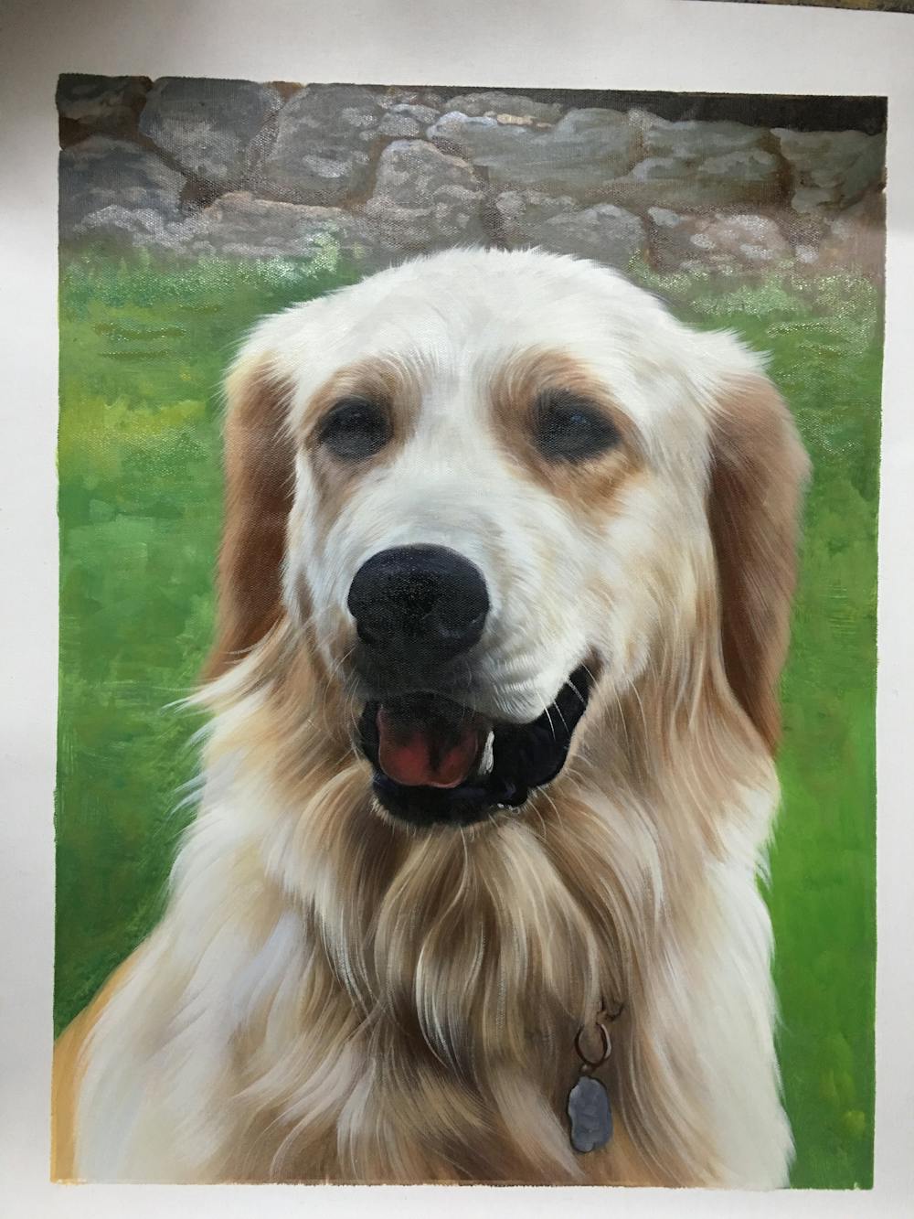 Artist-Rendered Painting