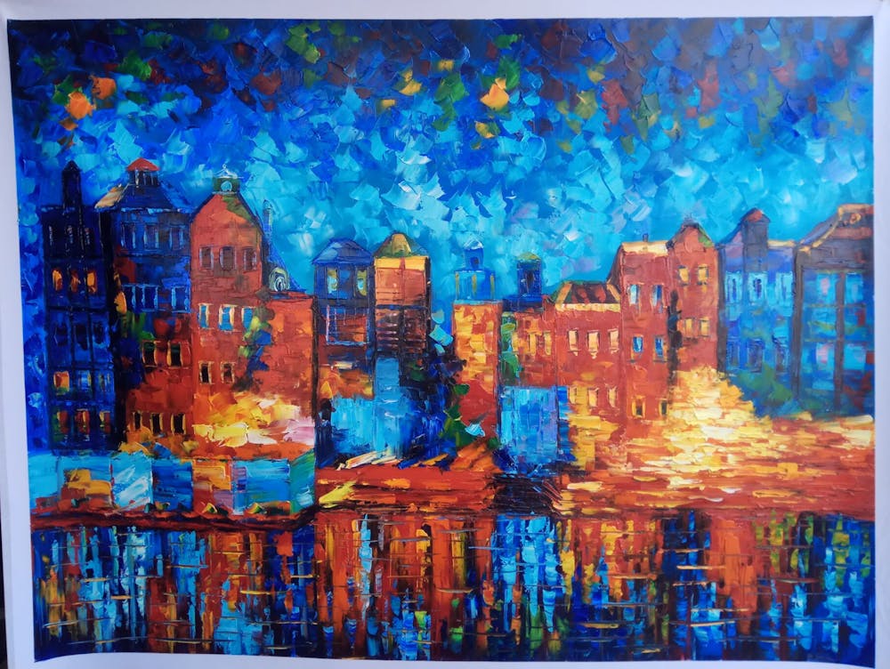 Artist-Rendered Painting