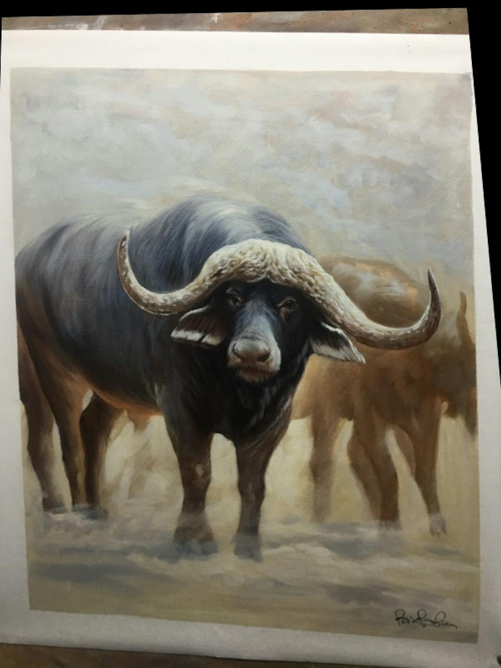 Artist-Rendered Painting