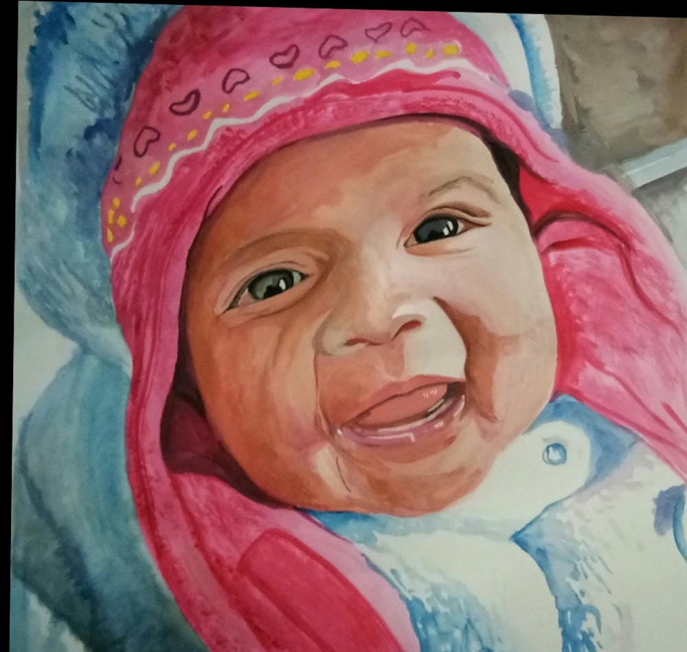 Artist-Rendered Painting