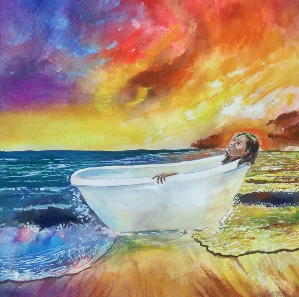 Artist-Rendered Painting