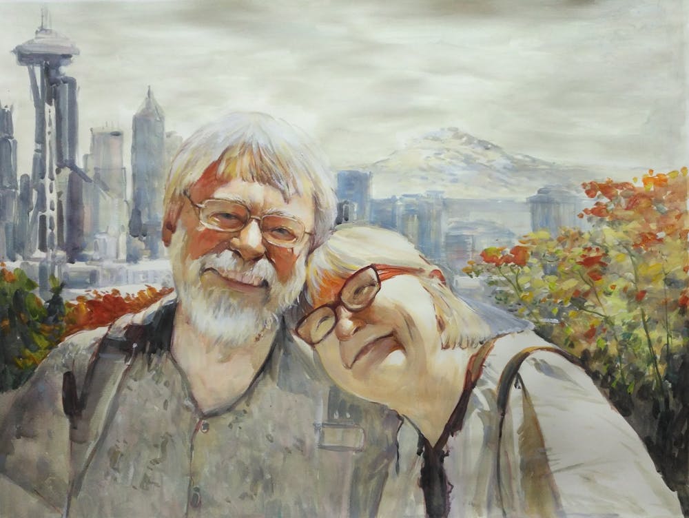 Artist-Rendered Painting