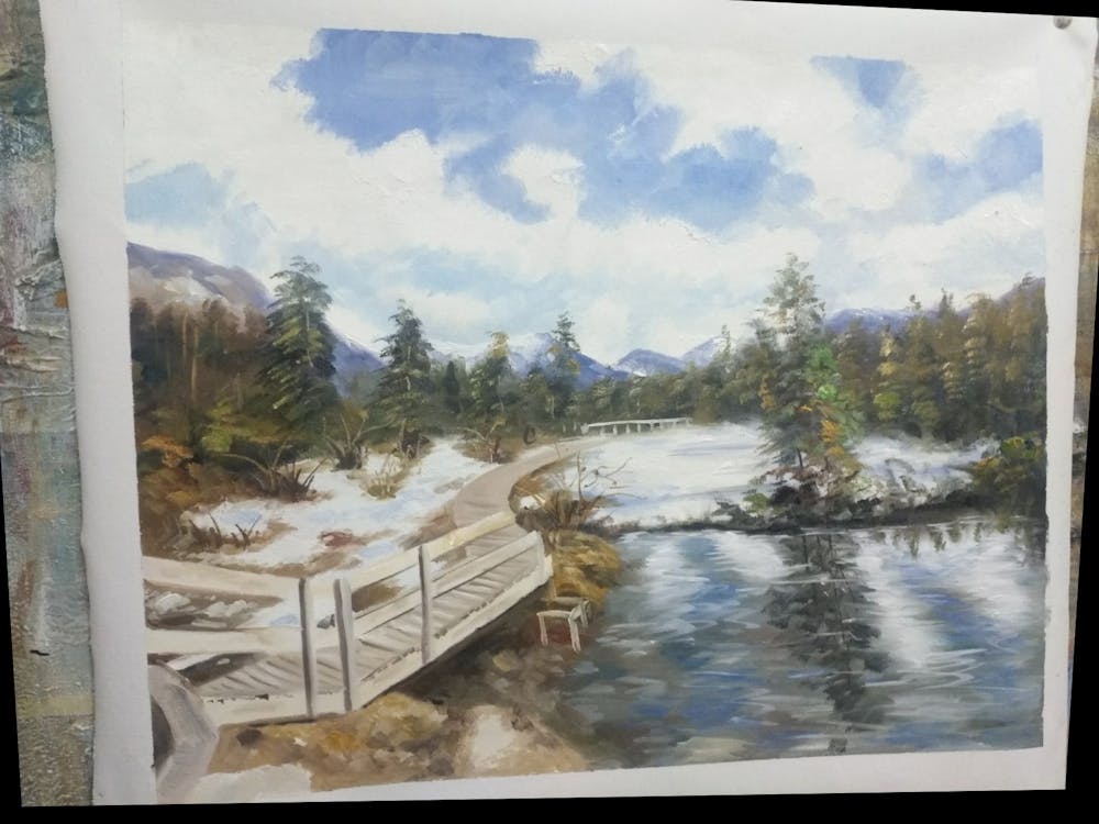 Artist-Rendered Painting