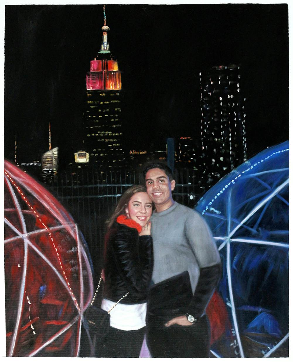 Artist-Rendered Painting