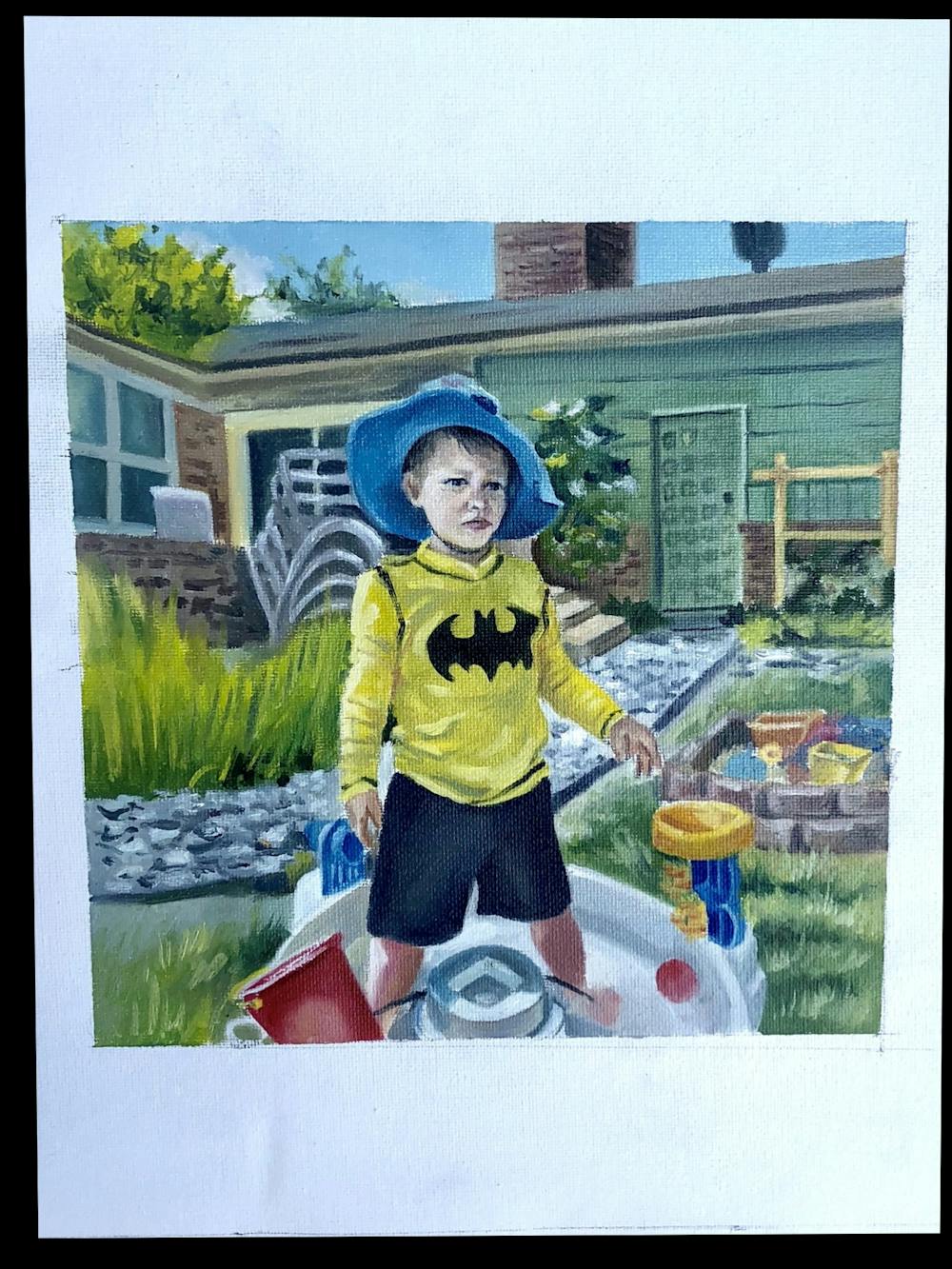 Artist-Rendered Painting