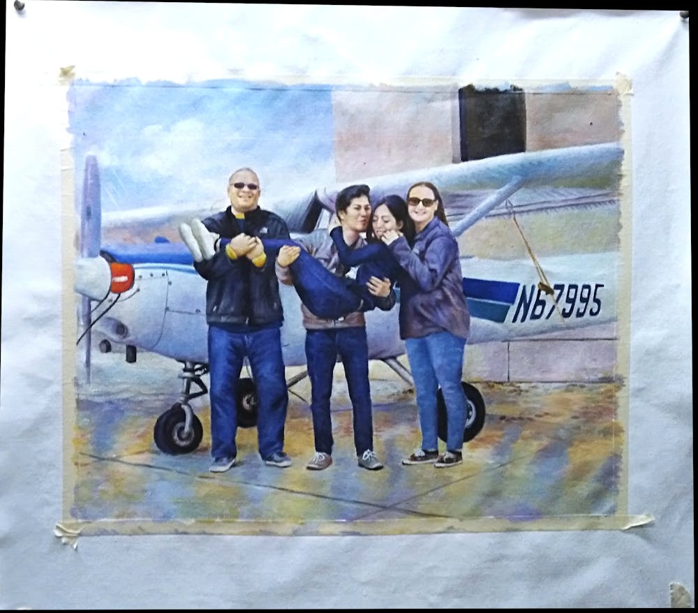 Artist-Rendered Painting