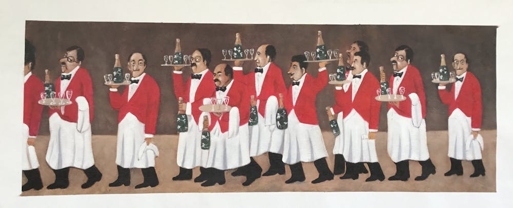 Artist-Rendered Painting