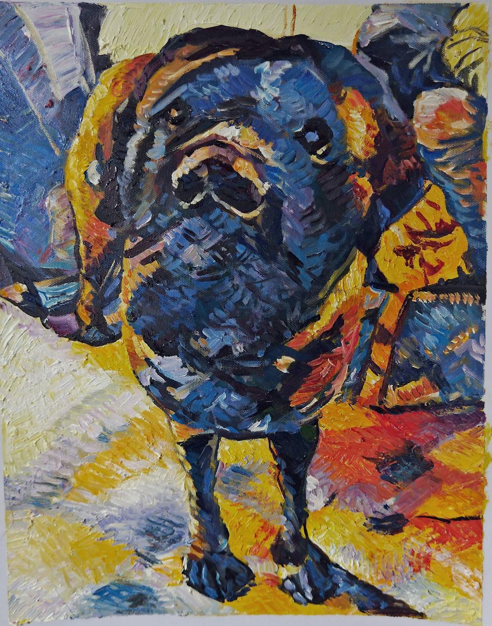 Artist-Rendered Painting