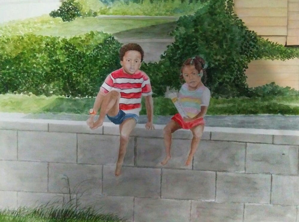 Artist-Rendered Painting