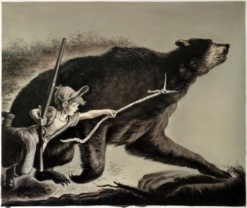 Artist-Rendered Painting