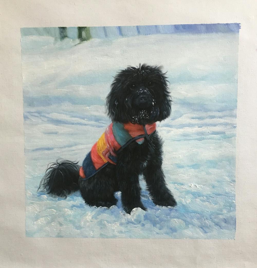 Artist-Rendered Painting