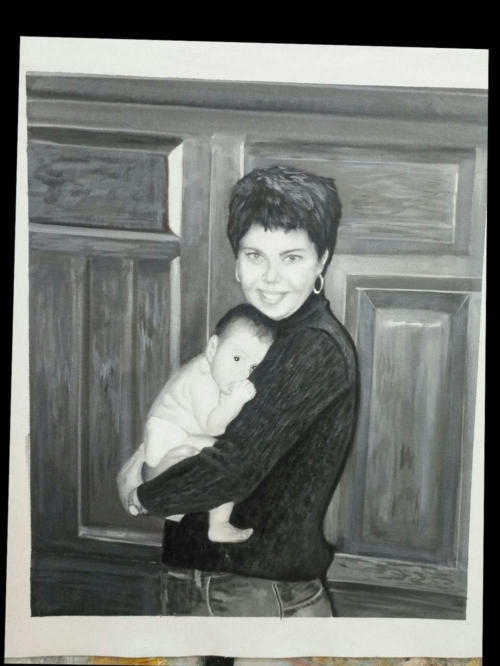 Artist-Rendered Painting