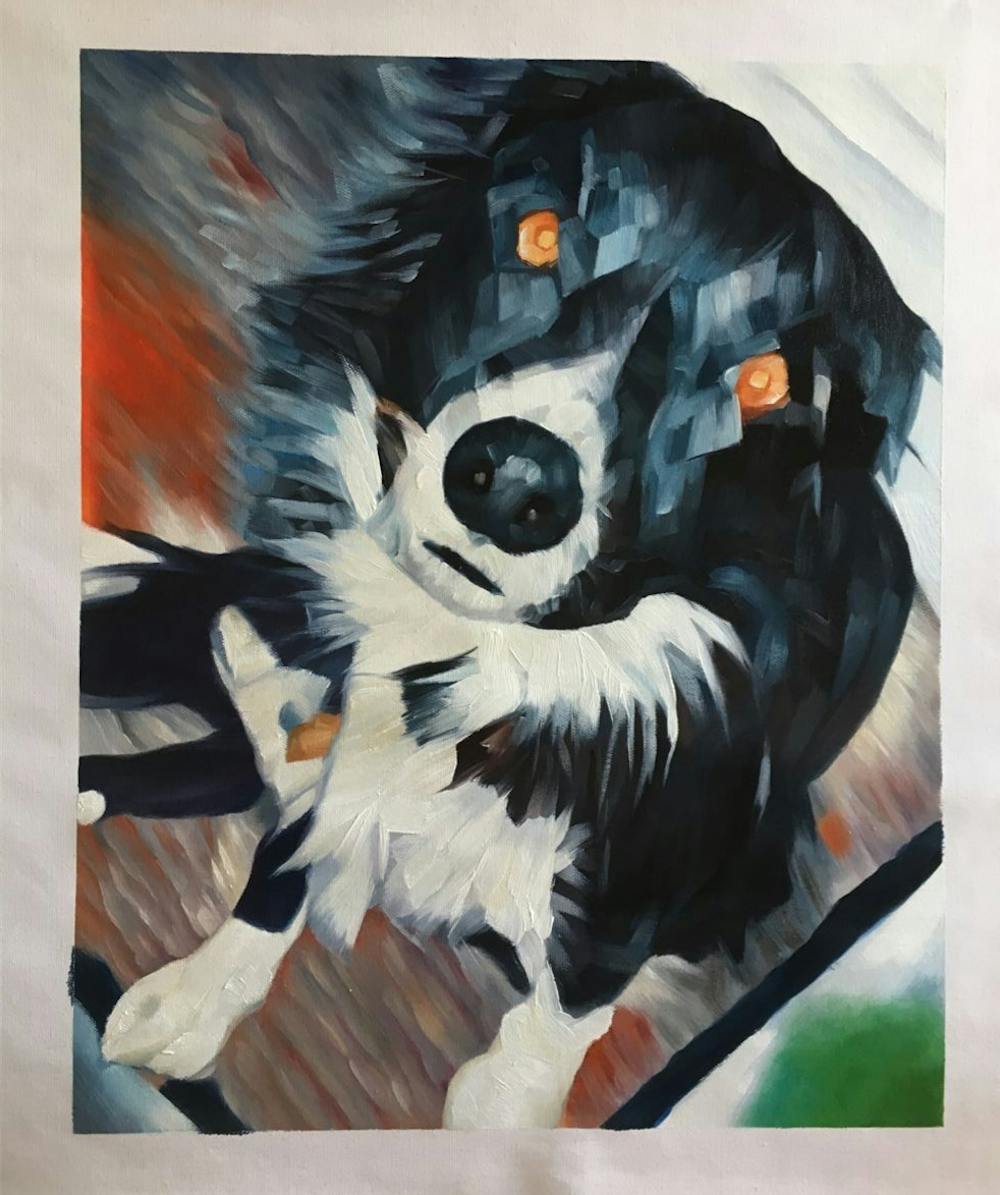 Artist-Rendered Painting