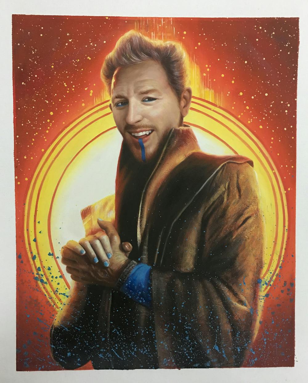 Artist-Rendered Painting