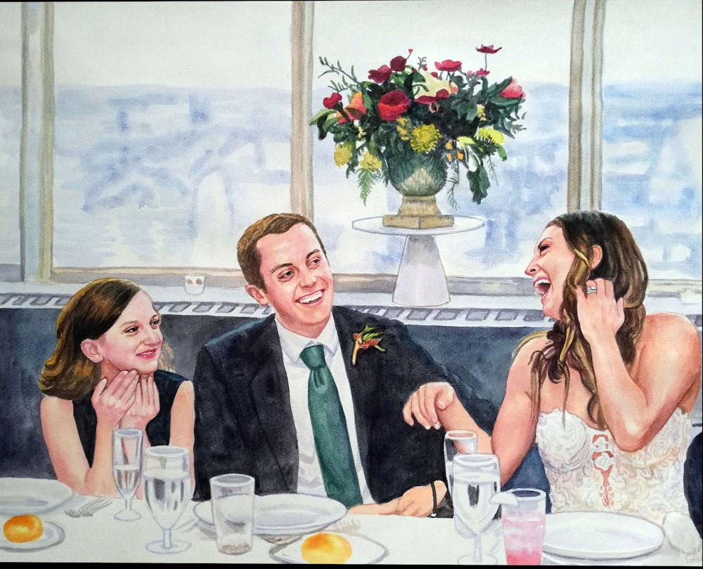 Artist-Rendered Painting