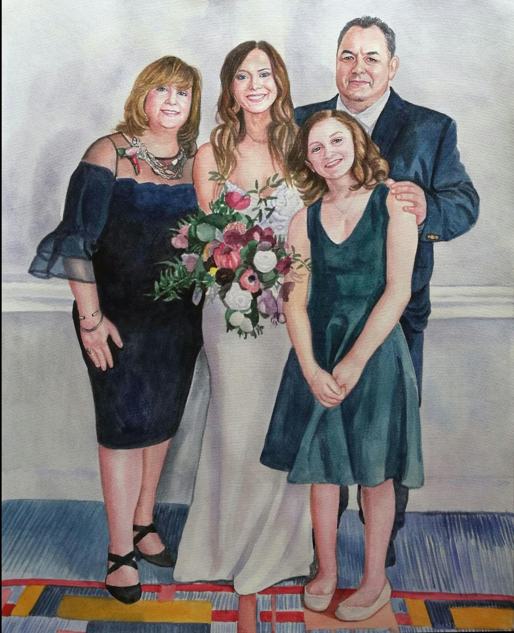 Artist-Rendered Painting