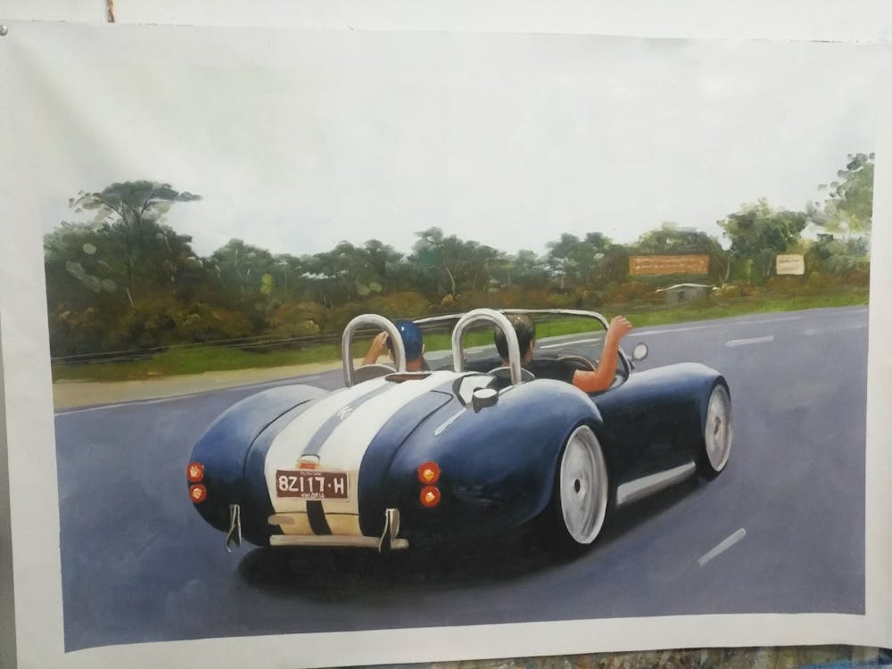 Artist-Rendered Painting